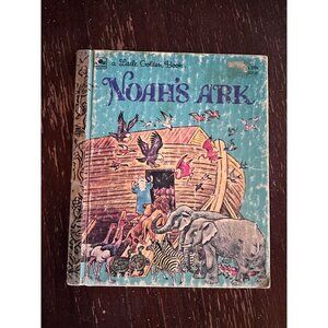 Vintage 1969 Little Golden Book "Noahs Ark" By Barbara Shook Hazen Illustrated B